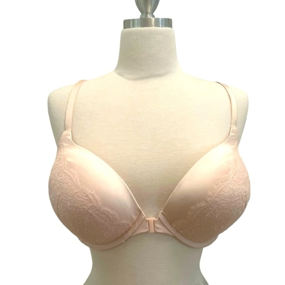 Cream Full-Coverage Lace Bra with Underwire - Picture 2 of 7